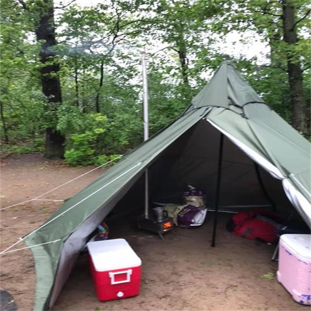 Pomoly hex plus tent and T1 stove