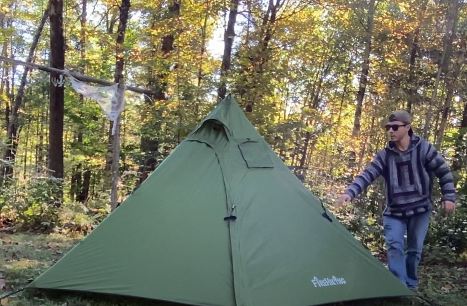 Setup the firehiking hot tent