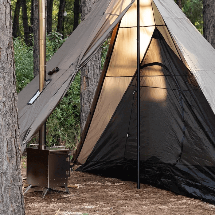 Dweller wood stove and hussar plus 2.0 tent combo